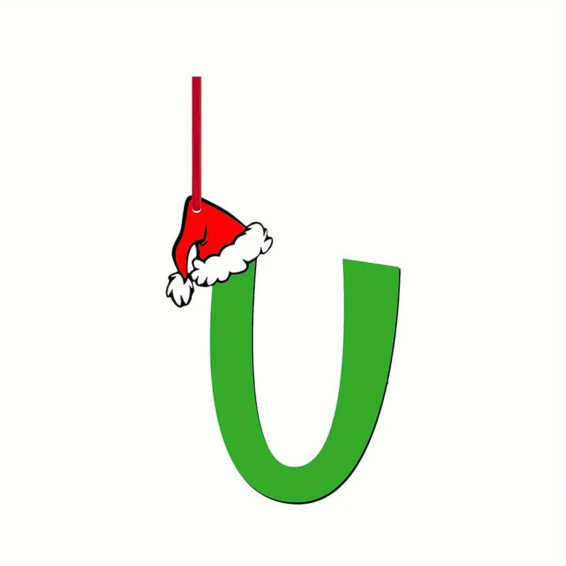 26 Letter Christmas Tree Ornaments – DIY Holiday Décor Set Christmas Ornaments Babs U