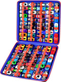 88-Slot Toy Car Case for Hot Wheels & Matchbox | Paiyule Toy Car Storage Case Babs Black