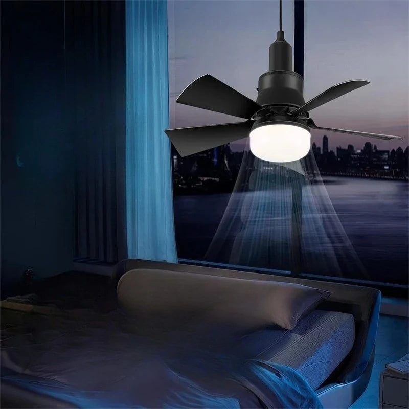 Modern LED Ceiling Fan Light with Remote Control | Dimmable LED Ceiling Fan Light Babs