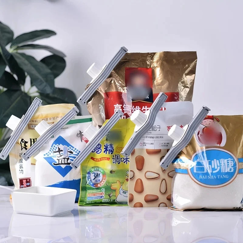 Food Bag Sealing Clips with Screw Cap – Freshness Keeper Food Bag Sealing Clip Babs