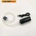Portable USB Aquarium Air Pump – Mini Fish Tank Oxygenator Aquarium Air Pump Babs black