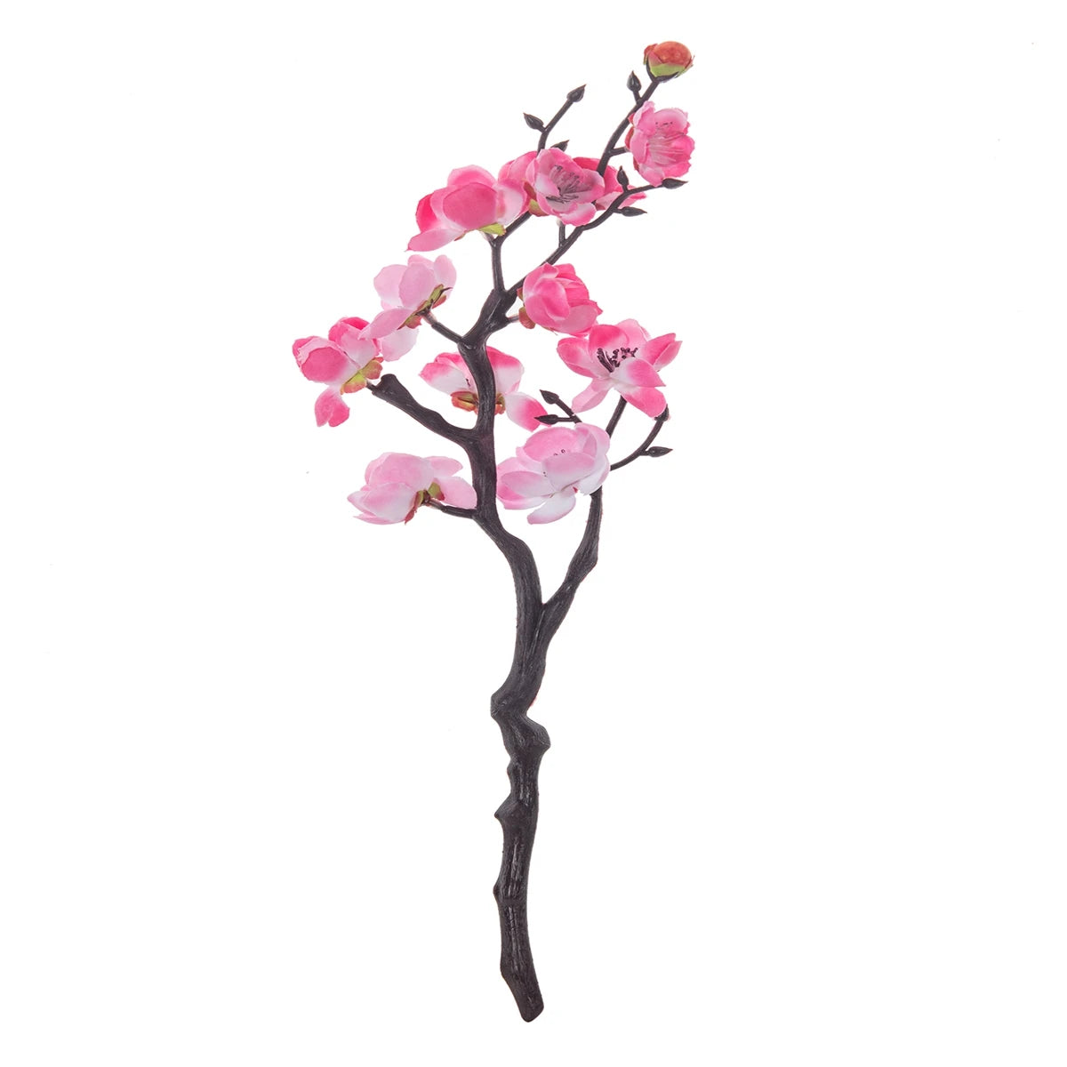 Silk Plum Blossom Branch Artificial Flowers | Wedding & Home Decor Artificial Flower Branch Babs Light Pink 3 pcs