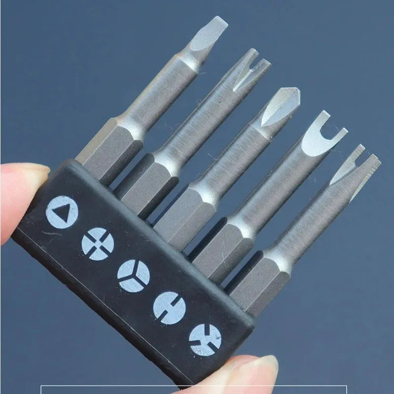 4-Set Special Screwdriver Bits – Y, Triangle, U & Cross, 50mm Screwdriver Bit Set Babs