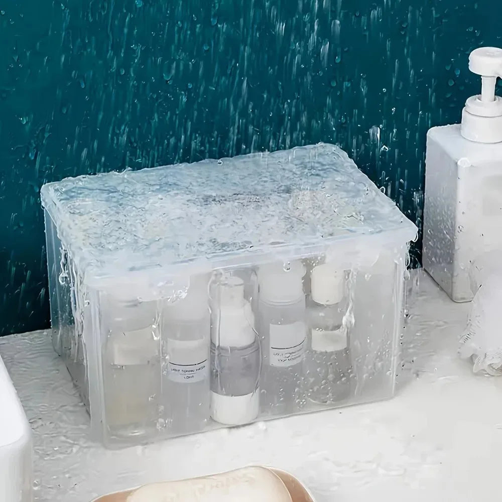 Large Clear Stackable Plastic Storage Box – Home & Office Plastic Storage Box Babs