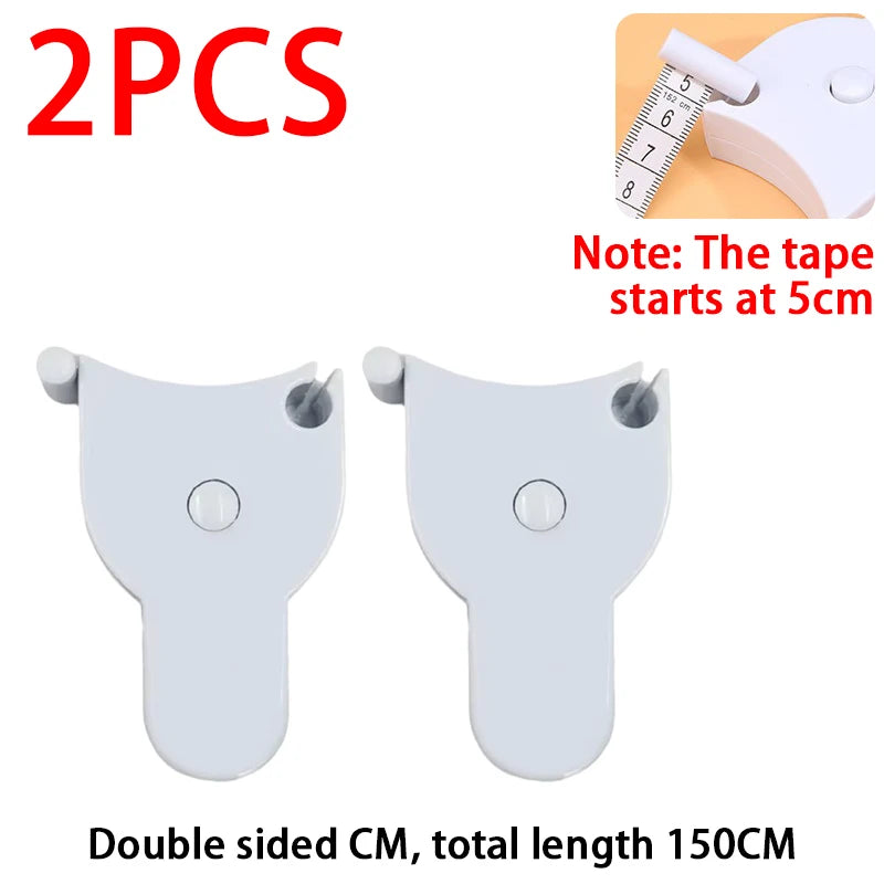 Portable Soft Measuring Tape – Retractable 1.5M Mini Ruler Soft Measuring Tape Babs 2pcs Blue cm