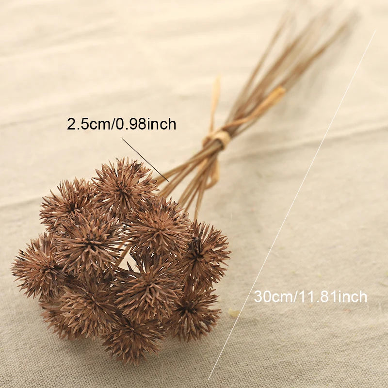 12pcs Artificial Pompon Mums Bouquet | Faux Fall Flowers Décor Artificial Flower Set Babs