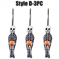 Halloween Hanging Decorations – Pumpkin Ghost Skull Black Cat Set Halloween Hanging Décor Babs Style D-3PCS