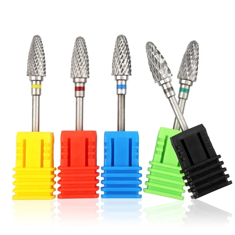 Tungsten Carbide Corn Cone Nail Drill Bit | Diamond Burr Nail Drill Bit Babs