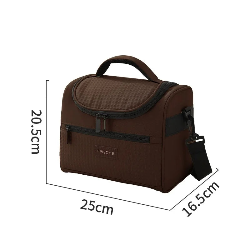 Insulated Lunch Bag Tote Cooler with Shoulder Strap | Portable Insulated Lunch Tote Babs Coffee