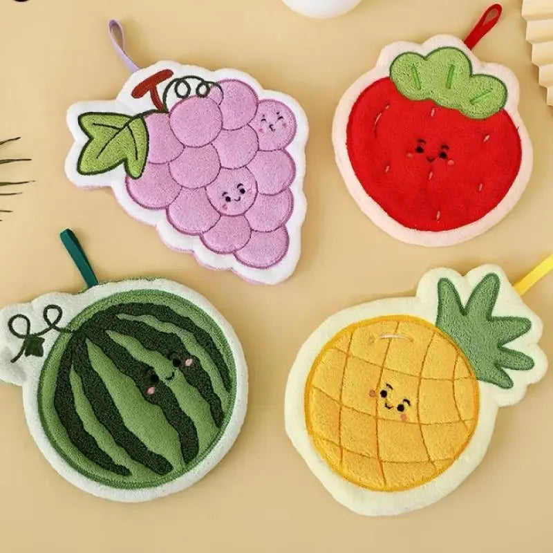 Fruit Shaped Hanging Hand Towels – Kitchen & Bathroom Decor Decorative Hand Towel Babs