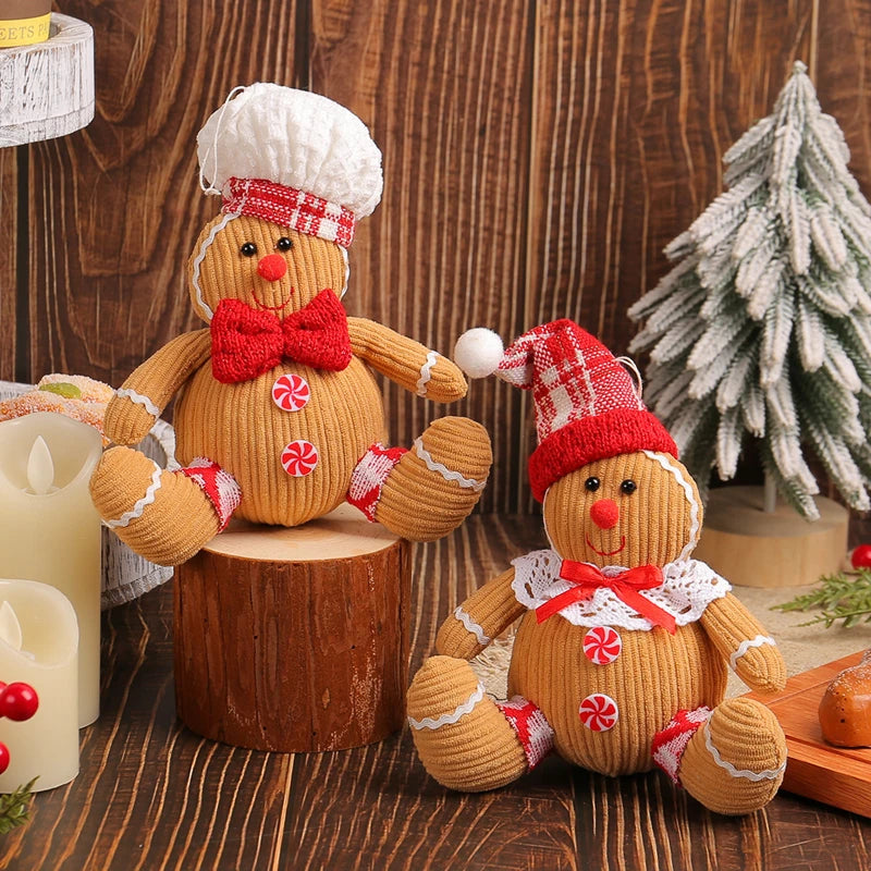 Christmas Gingerbread Man Ornament – Xmas Tree Hanging Pendant Christmas Tree Ornament Babs