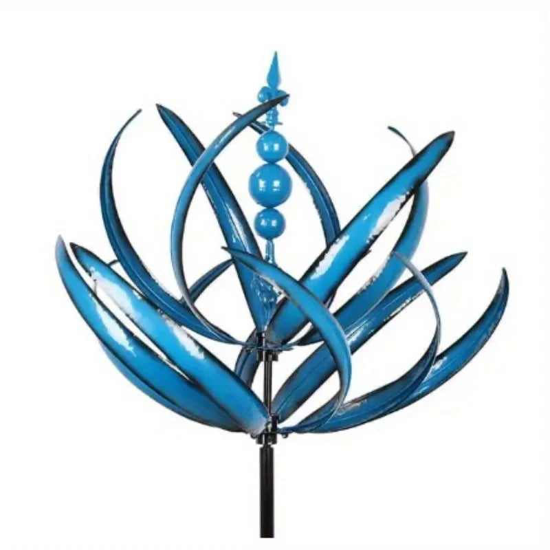 Harlow Wind Spinner Wrought Iron Windmill Garden Stake Decor Garden Wind Spinner Babs