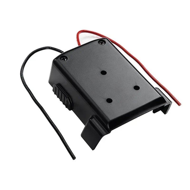 Milwaukee 18V Battery Adapter Power Connector for RC & DIY Projects Battery Power Adapter Babs Black