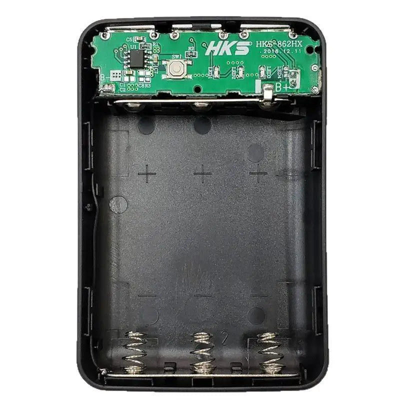 3×18650 DIY Power Bank Case – 3 USB Ports, No Welding DIY Power Bank Case Babs