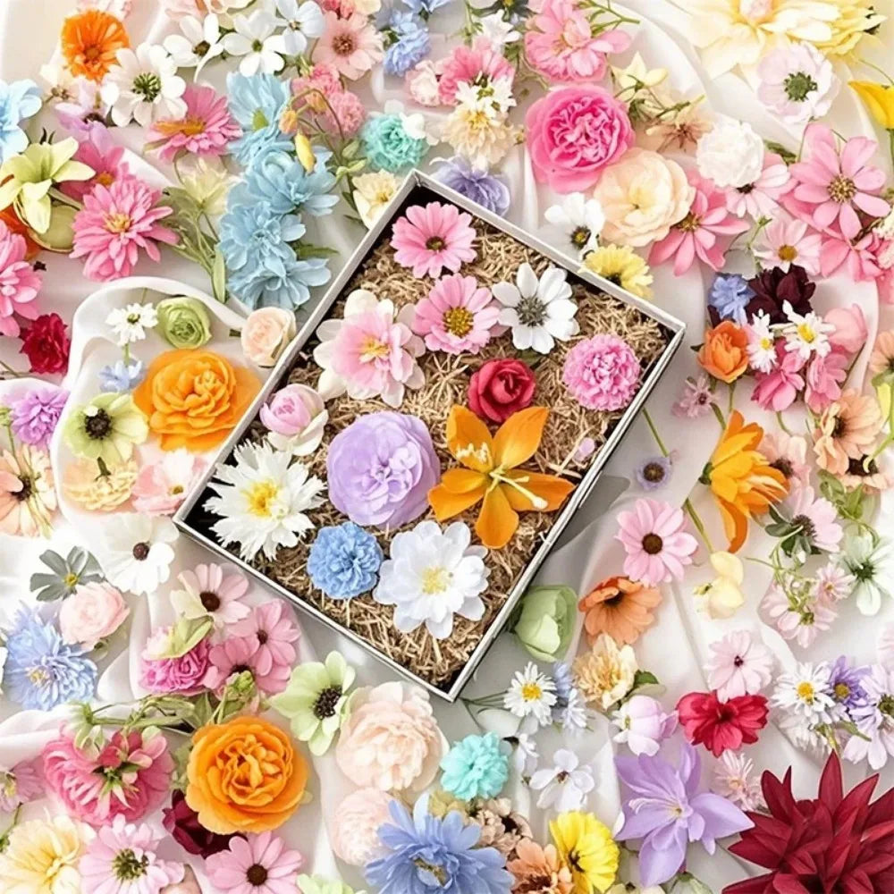 20/52Pcs Silk Artificial Flowers – Home, DIY & Wedding Décor Artificial Silk Flowers Babs
