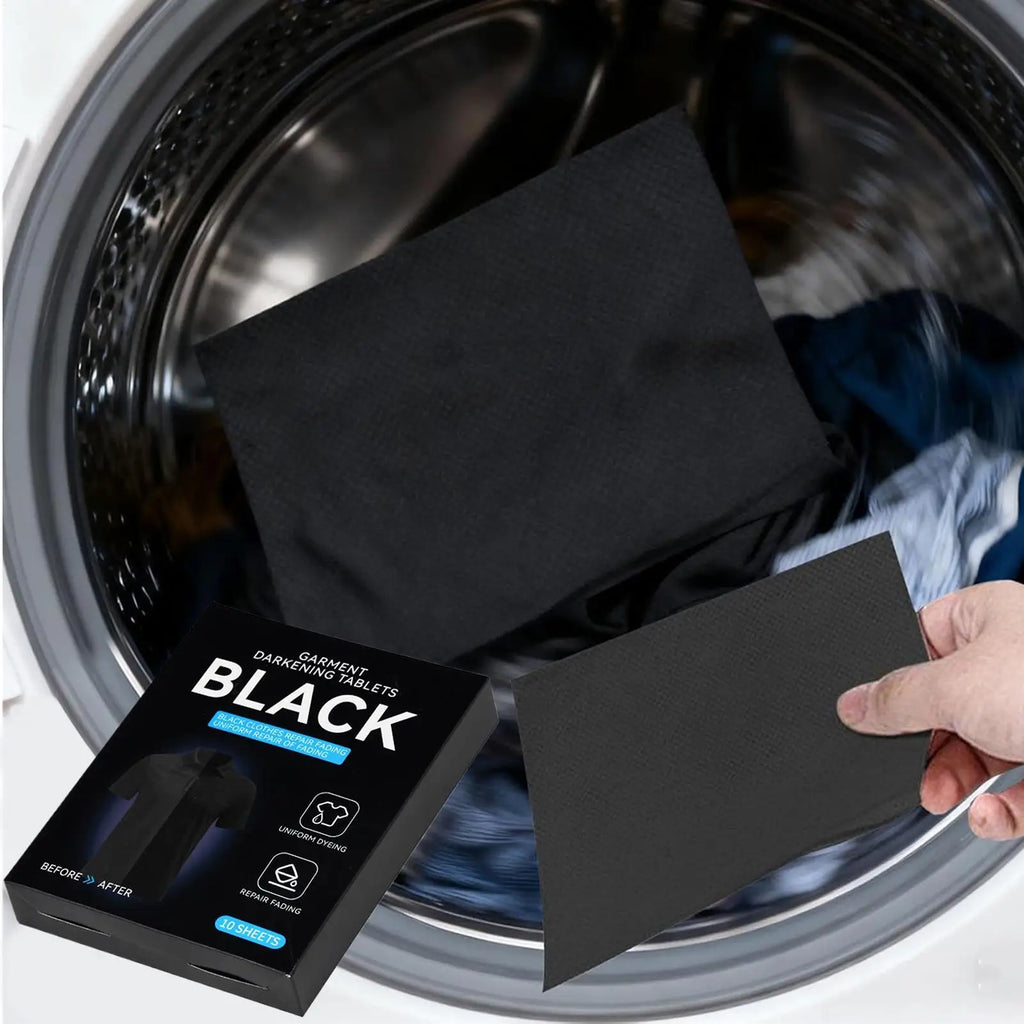 Black Fabric Dye Laundry Tablets – Color Protection Sheets 10pk Fabric Dye Tablets Babs