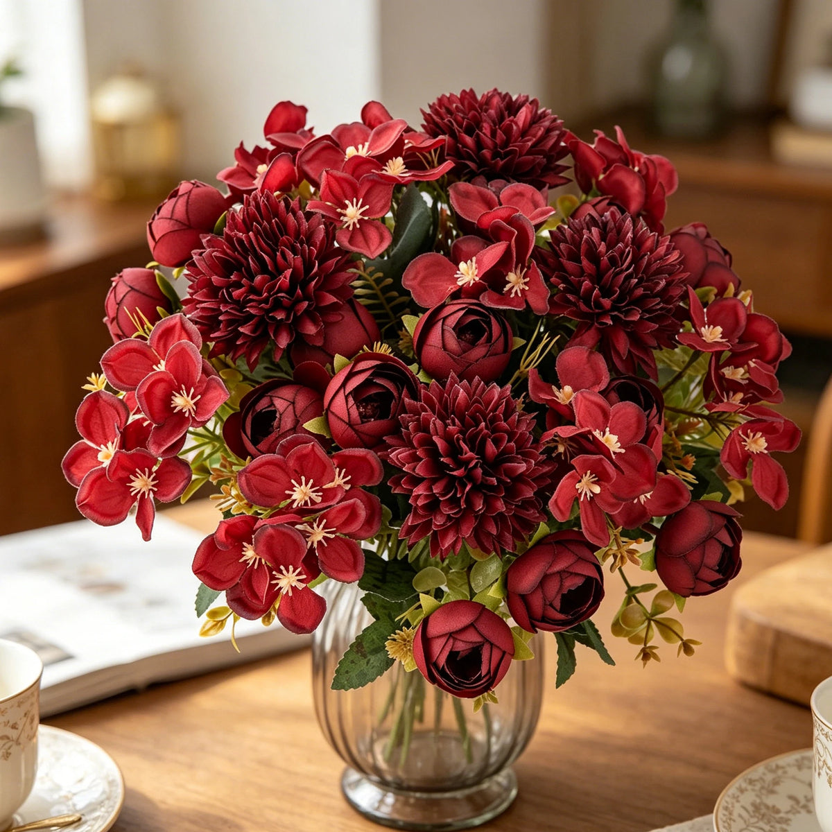 Artificial Hydrangea Silk Flowers – Wedding & Home Décor Artificial Silk Flowers Babs