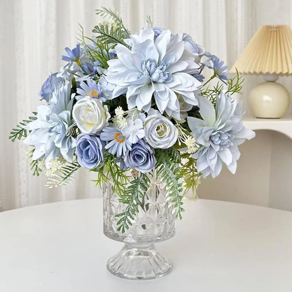 Silk Dahlia Rose Artificial Flowers – Wedding & Home Décor Artificial Silk Flowers Babs