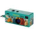 KEBIDUMEI Mini Retro Keychain Camera 1080P FHD Thumb Camcorder Mini Action Camera Babs Green No TF Card