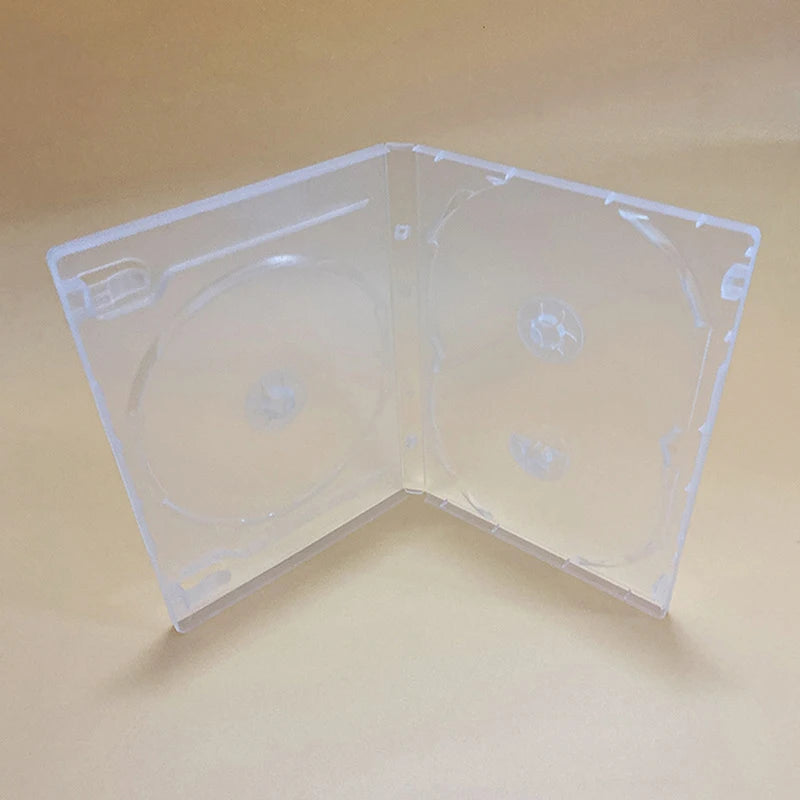 3-Disc PP Plastic CD DVD Case – Clear Transparent Storage Box CD DVD Storage Case Babs
