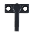 Zinc Alloy 360° Rotating T-Locking Pin Door & Window Latch Door Window Latch Babs Black