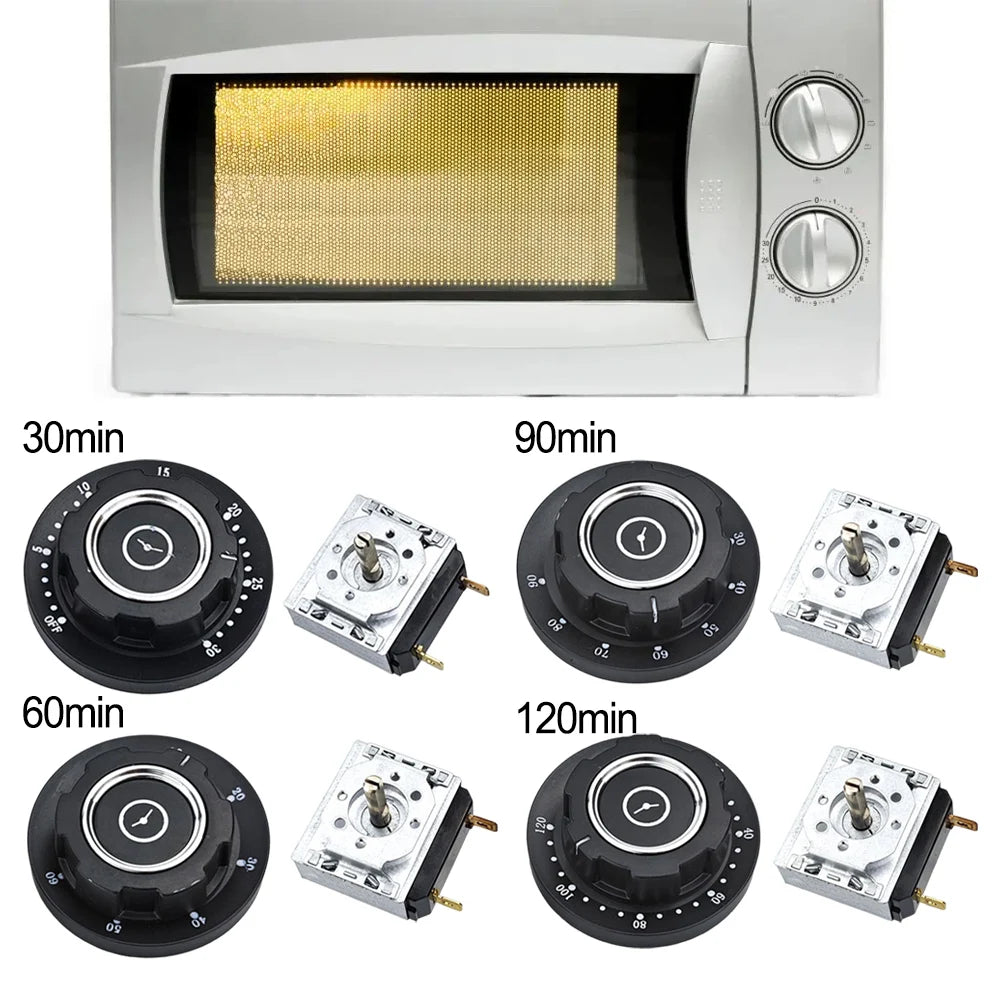 Mechanical Kitchen Timer Switch 30–120 Min | Bell AC250V 16A Kitchen Timer Switch Babs