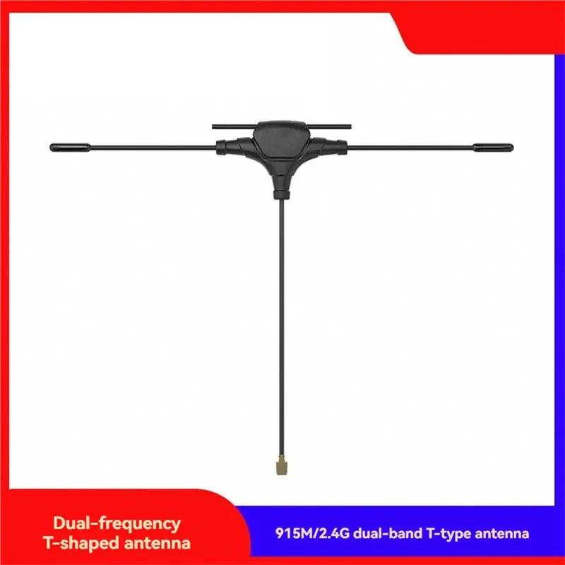 915MHz/2.4G Dual-Band T-Antenna 80mm ELRS FPV Drone Receiver Drone Receiver Antenna Babs