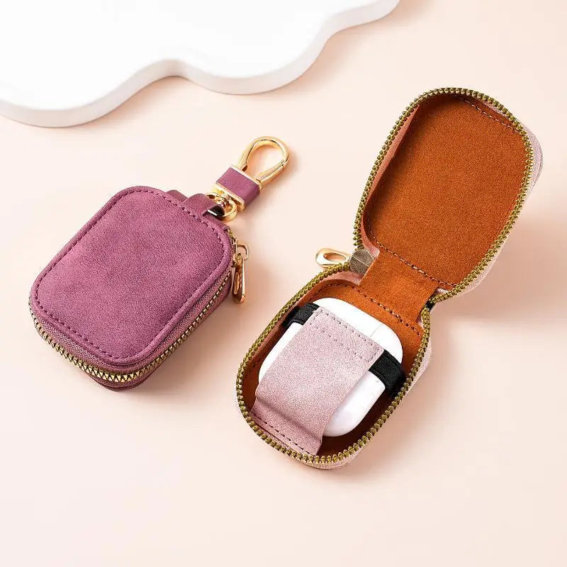 PU Leather Key Pouch with Zipper & Carabiner | eelhoe Key Pouch Babs