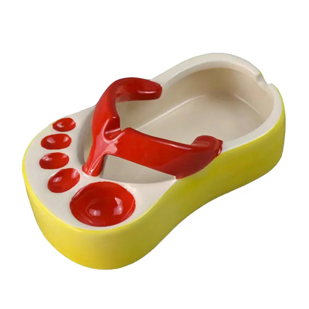 Slipper-Shaped Ceramic French Fry Plate | Novelty Snack Dish Novelty Snack Plate Babs