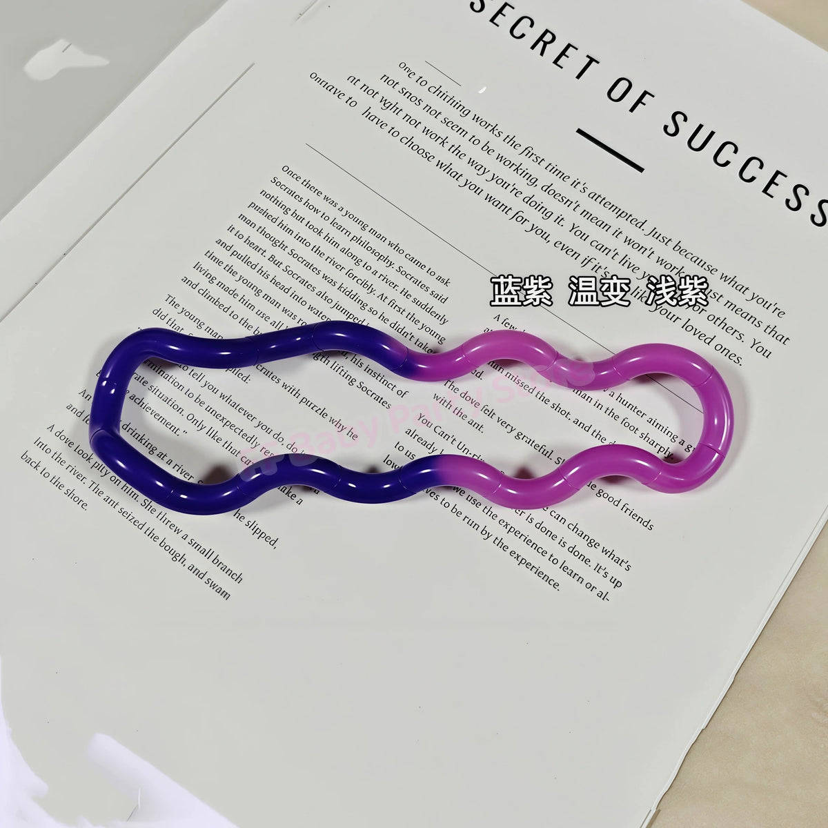 Rainbow Tangle Fidget Toy – Deformable Rope Knot Fun Gift Fidget Toy Babs N