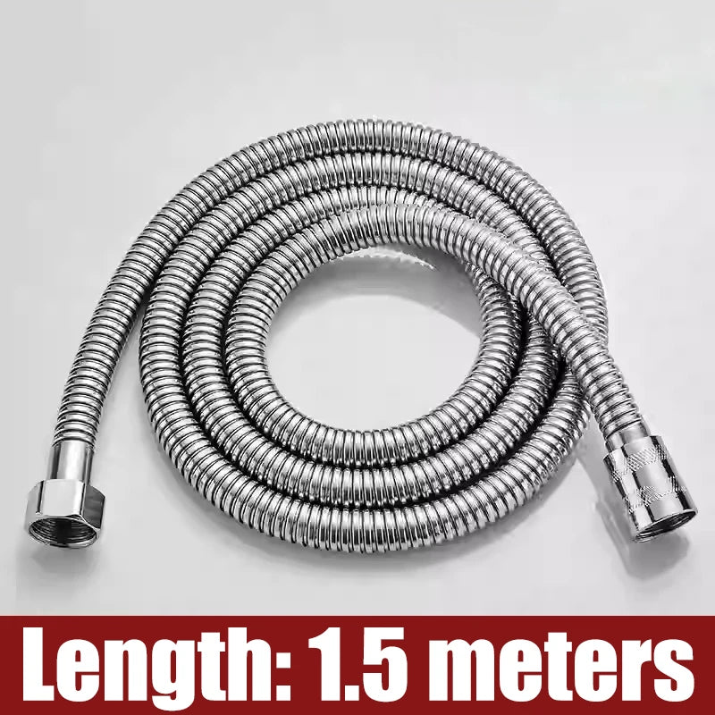Flexible Stainless Steel Shower Hose – Waterproof Bathroom Pipe Shower Hose Babs 1.5m