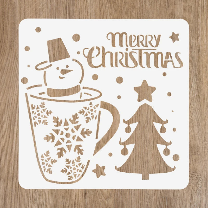Christmas Drawing Stencils – DIY Cards, Scrapbooking & Wall Decor Christmas Drawing Stencils Babs C01
