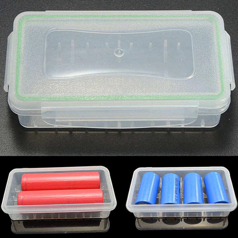 Transparent Plastic Battery Storage Box – Portable Safety Case Battery Storage Box Babs