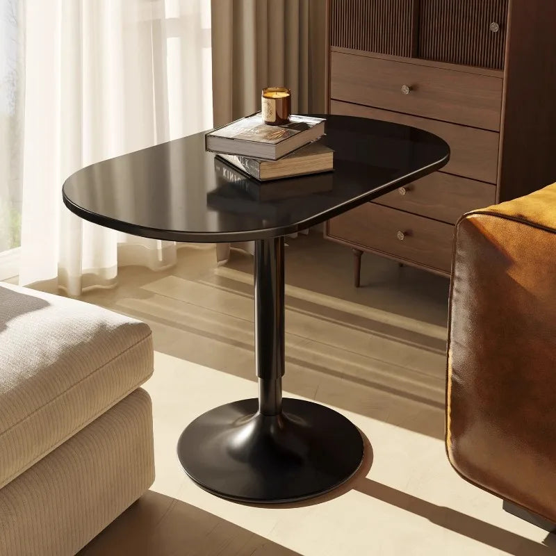 Liftable Coffee Table | Modern Oval Adjustable Height Table Liftable Coffee Table Babs