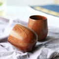 Nordic Solid Wood Double-Layer Tea & Wine Cup – 100ml Wooden Drinkware Cup Babs 1PC