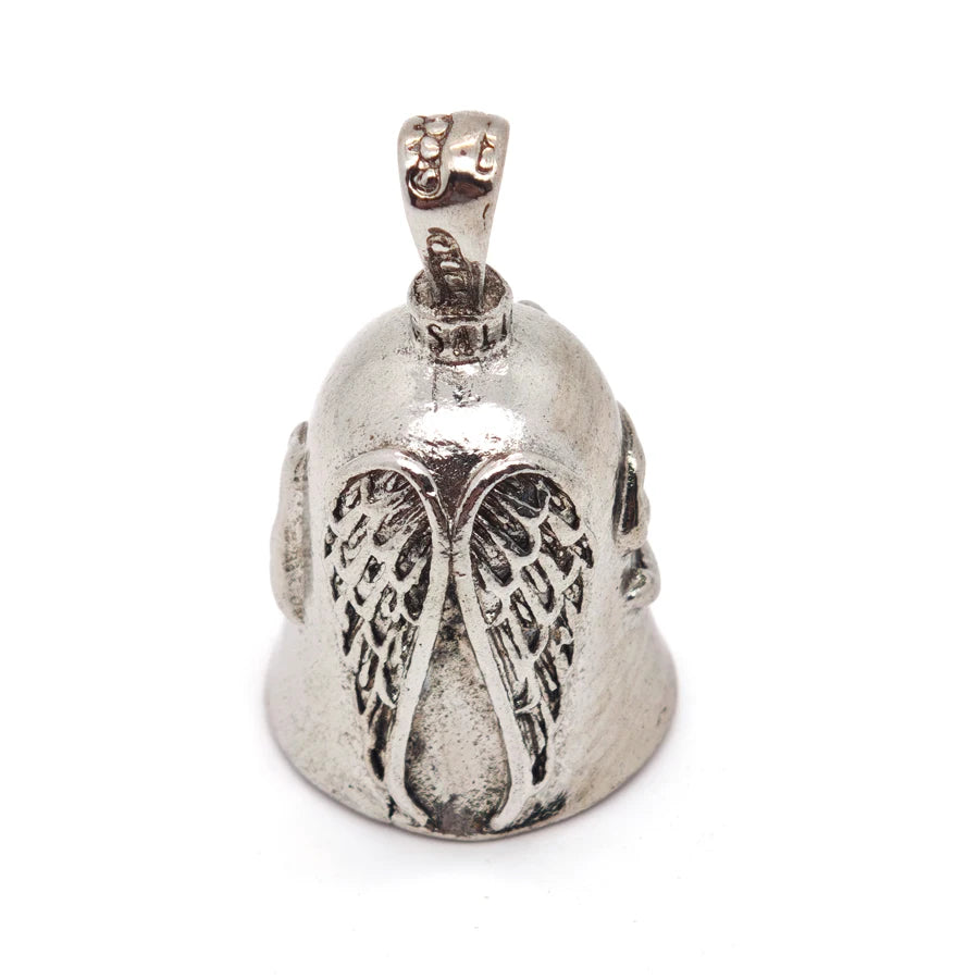 Guardian Angel Motorcycle Bell – Retro Biker Gift Accessory Motorcycle Bell Babs Silver