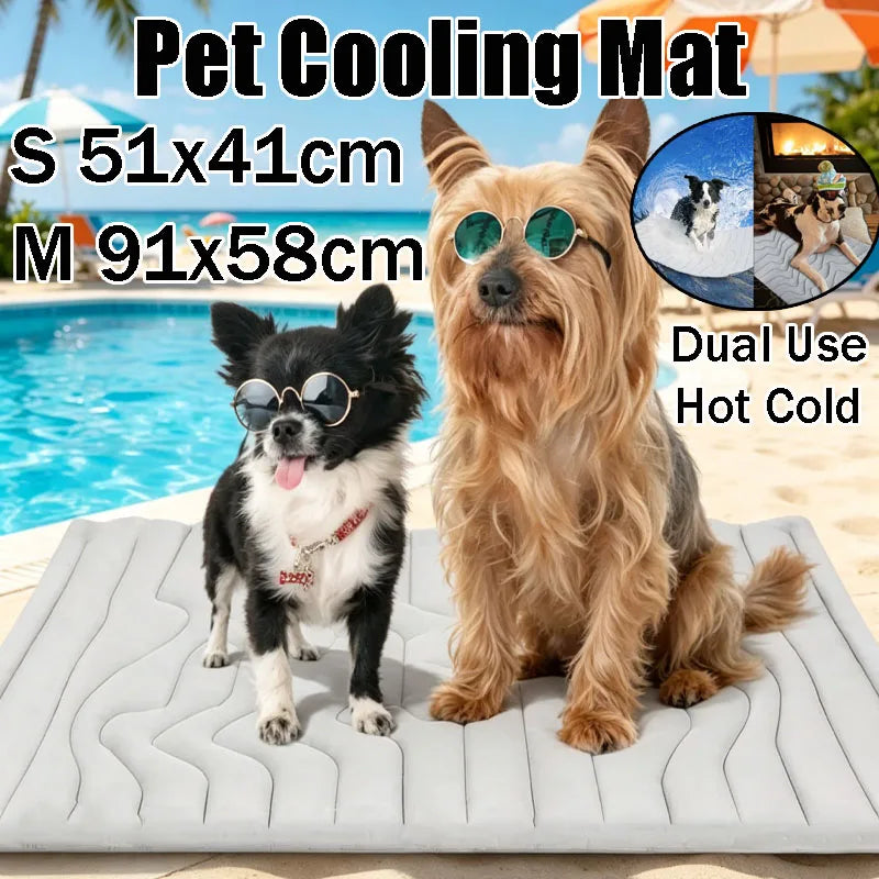 Reusable Pet Cooling Mat – Self-Cooling Pad for Dogs & Cats Pet Cooling Mat Babs