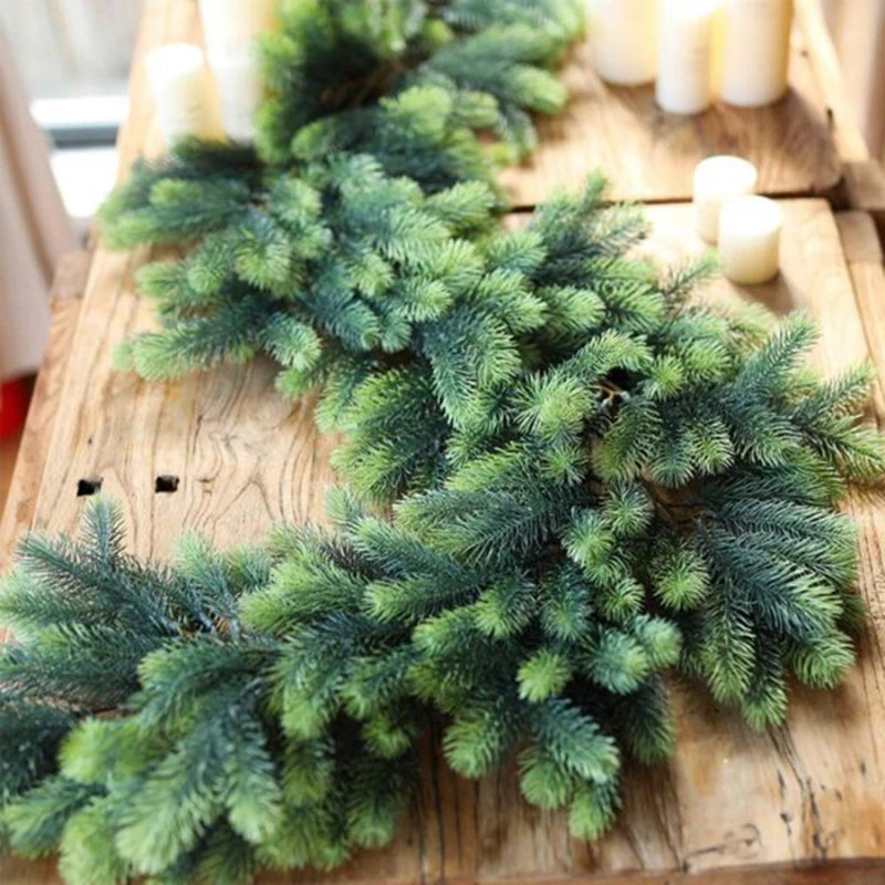 Artificial Pine Garland Wreath 180CM – Christmas Arch Decor Christmas Garland Wreath Babs color 2 180CM