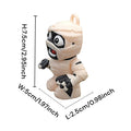 3D Printed Mummy Figurine – Halloween Keychain & Desk Decor Halloween Figurine Ornament Babs Black