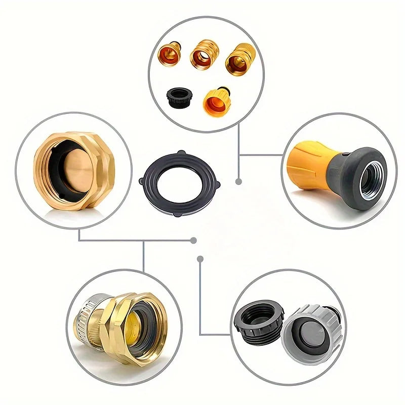 Garden Hose Rubber Washers & Splitter Seals – Universal Fit Hose Washers & Seals Babs