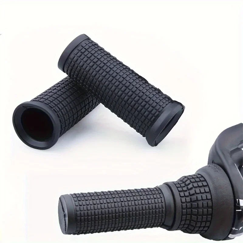 SL-RS35 MTB Bike Handlebar Grips – Durable Rubber, Black Bike Handlebar Grips Babs