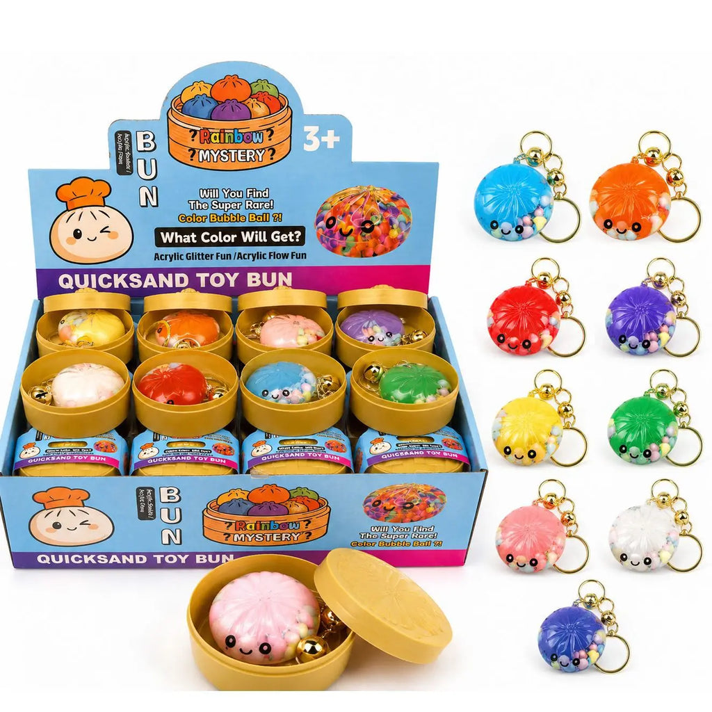 Baozi Keychain Acrylic Blind Box Mini Steam Bun Pendant Blind Box Keychain Babs