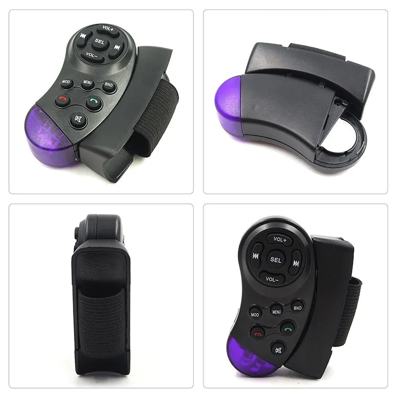 Car Steering Wheel Remote Control for DVD MP3 CD Radio – 11-Button Steering Wheel Remote Babs
