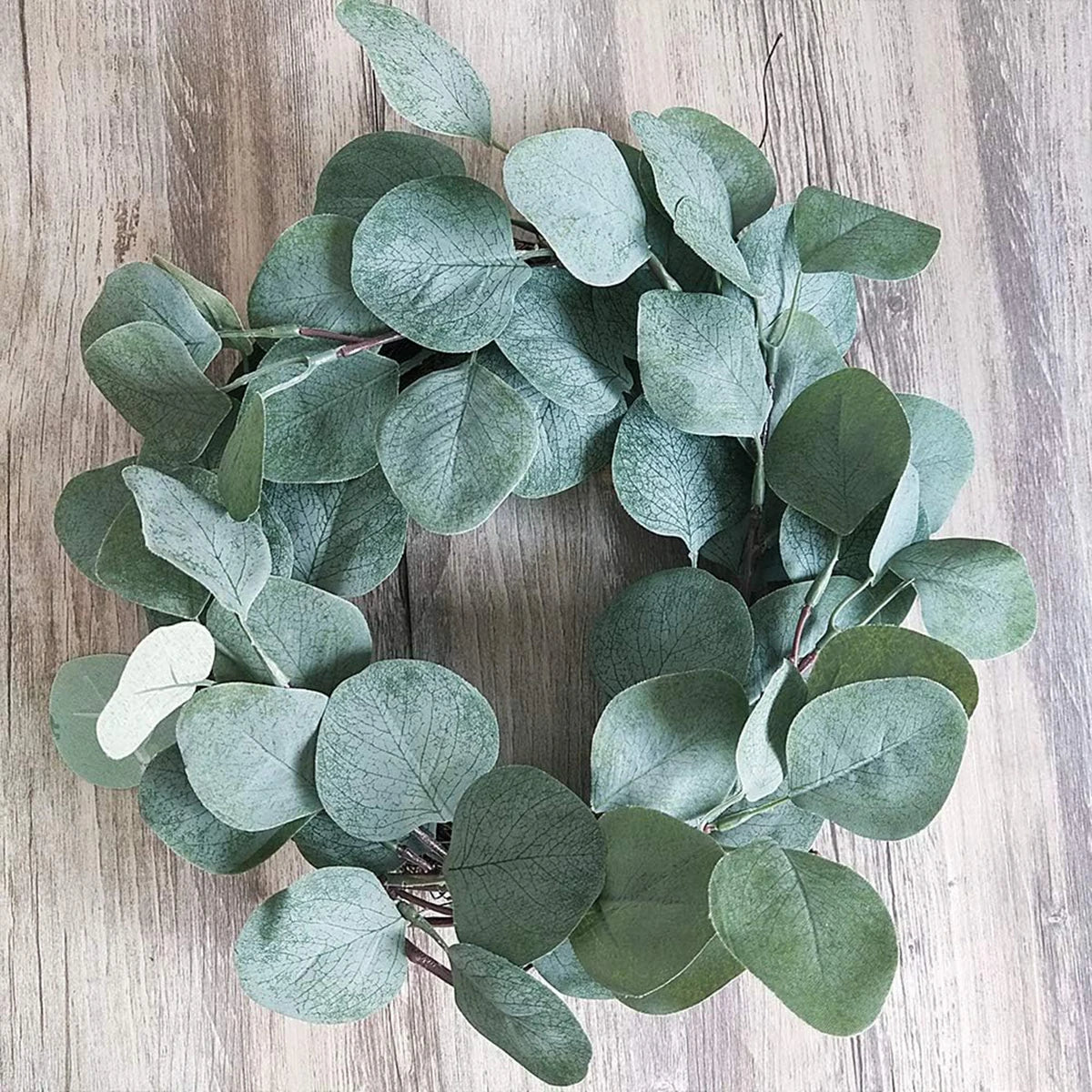 10PCS Silk Eucalyptus Artificial Leaves – Wedding & Home Decor Artificial Leaf Stems Babs