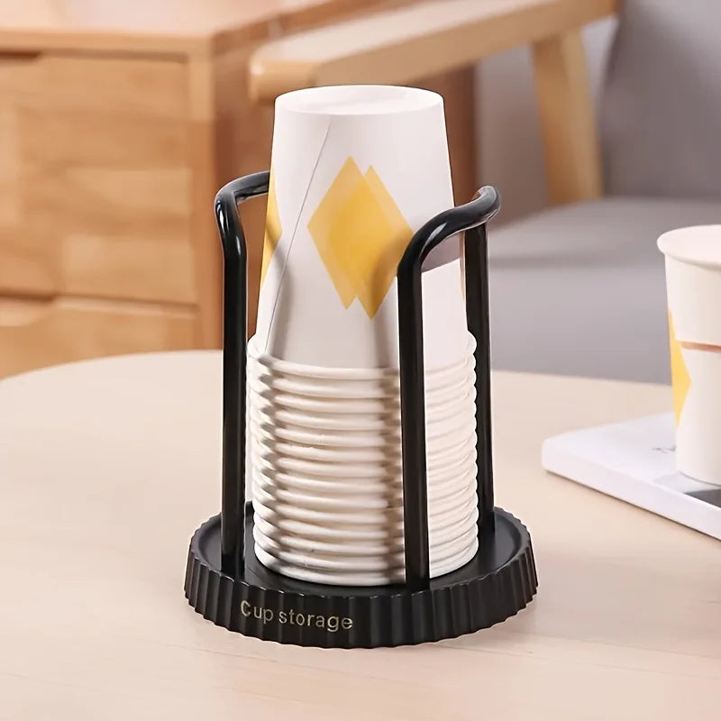 Countertop Disposable Cup Holder & Stemware Rack Organizer Cup Holder Dispenser Babs