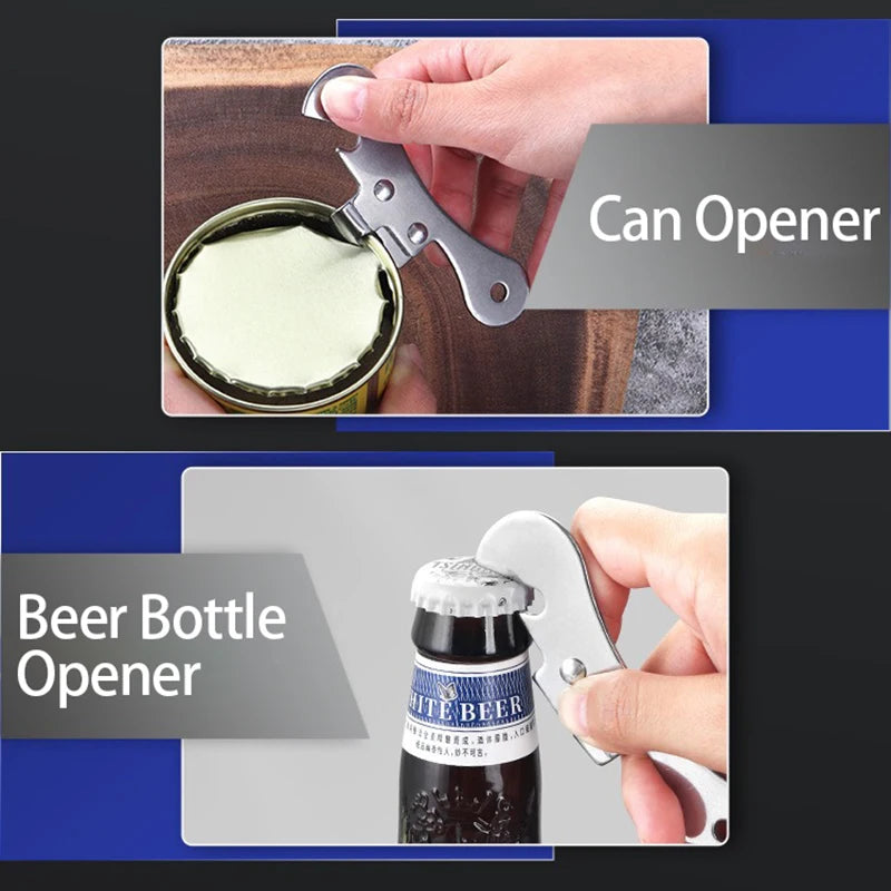 Portable Multifunction Jar & Bottle Cap Lid Opener – Stainless Steel Jar & Lid Opener Babs