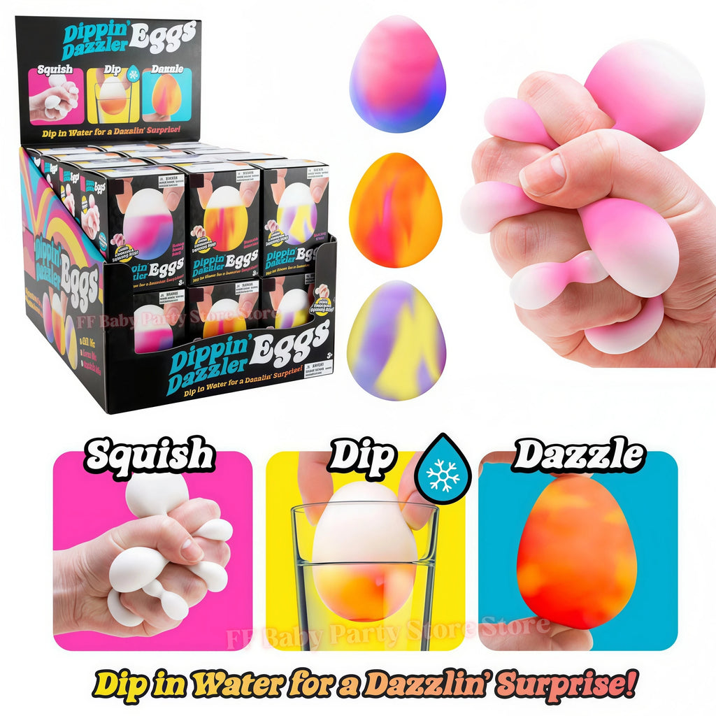 NeeDoh Golden Egg Blind Box Squishy Fidget Toy – Easter Gift Squishy Fidget Toy Babs