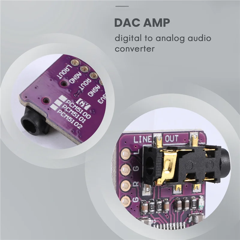 PCM5102 I2S DAC Decoder Module – Stereo Audio for Raspberry Pi DAC Decoder Module Babs