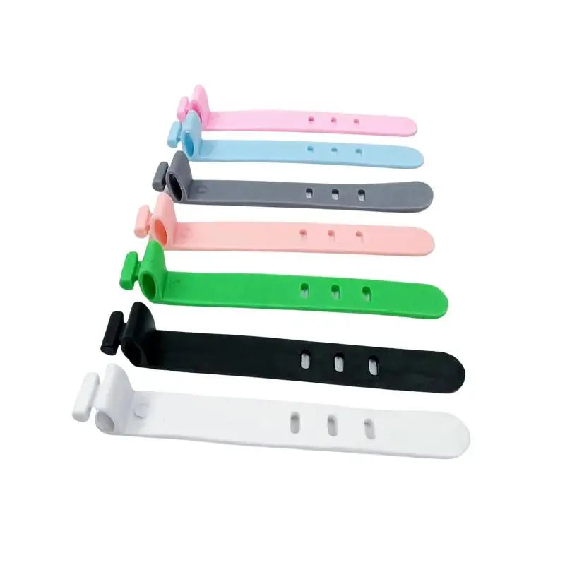 Silicone Cable Organizer Bobbin Winder Set 20 pcs – Cord Manager Cable Organizer Set Babs