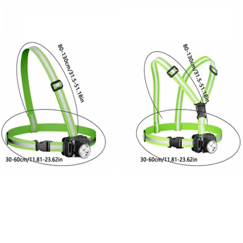 Adjustable Chest Light LED – Wearable Camping & Running Lamp Wearable Chest Light Babs
